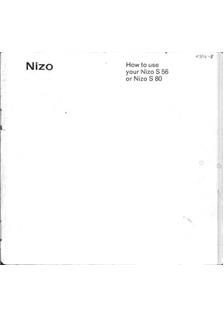 Nizo Spezial manual. Camera Instructions.